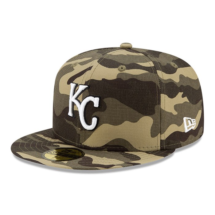 Kansas City Royals MLB Armed Forces 59FIFTY Lippis Camo - New Era Lippikset Tukkukauppa FI-125938